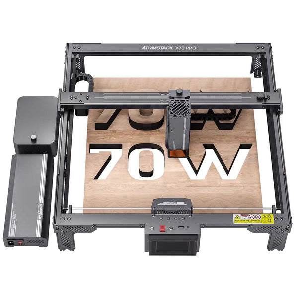 ATOMSTACK X70 Pro A70 Pro 360W incisione laser per taglio legno F60 Kit Air Assist Dimensioni incisione 500 x 400MM