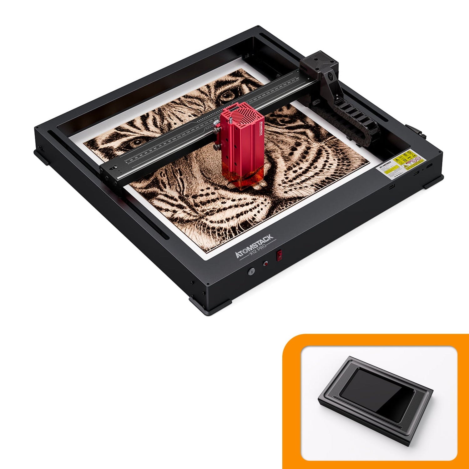 ATOMSTACK X12 Pro A12 Pro 50W Macchina per incisione laser su legno di seconda generazione All-in-One per principianti